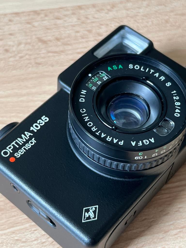 AGFA Optima 1035 Sensor Analoog Kamera Vintage Mint Conditie, Audio, Tv en Foto, Fotocamera's Analoog, Ophalen of Verzenden, Gebruikt