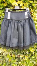 Jeans rok met petticoat, Blauw, Onder de knie, Zo goed als nieuw, Maat 36 (S)
