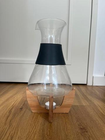 Glazen theepot met theelichtje XD Design beschikbaar voor biedingen