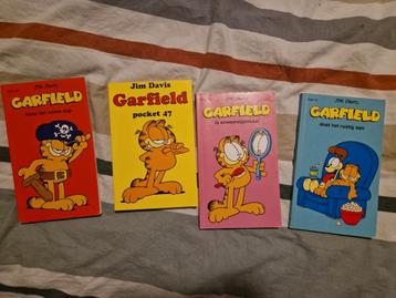 Vier Garfield stripboeken beschikbaar voor biedingen