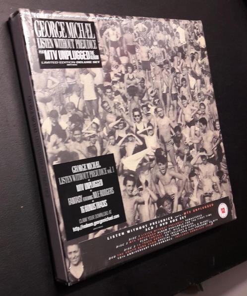 GEORGE MICHAEL - Listen without prejudice ( Boxset 3CD 1DVD, Cd's en Dvd's, Cd's | Pop, Zo goed als nieuw, 1980 tot 2000, Boxset