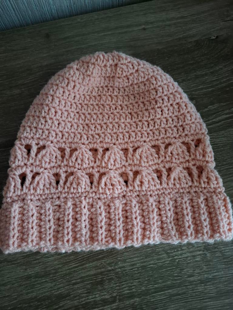 Gehaakte muts  dames, Ophalen of Verzenden, Nieuw, Sjaal