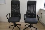 Twee bureau stoelen, Ophalen, Gebruikt, Grijs, Bureaustoel