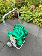 Tuinslang 20 meter op verrijdbare haspel., Tuin en Terras, Tuinslangen, Ophalen, Gebruikt, Tuinslang