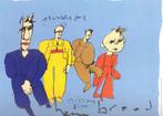 HERMAN BROOD Reproductie STUNTELIG JARIG, Antiek en Kunst, Kunst | Litho's en Zeefdrukken, Ophalen of Verzenden