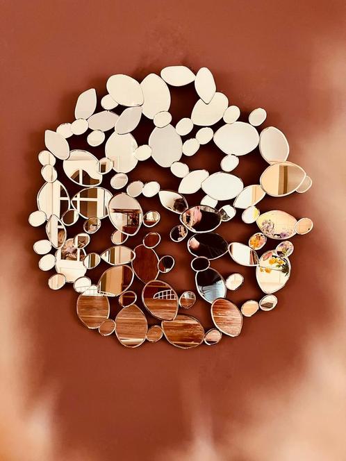 Kare Design spiegel “water drops”, Huis en Inrichting, Woonaccessoires | Spiegels, Zo goed als nieuw, Minder dan 100 cm, Rond