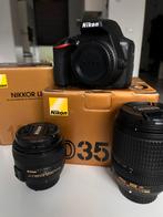 Nikon D3500 incl twee Nikon lenzen, Ophalen, Nikon