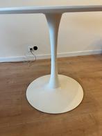 Ronde witte tafel JYSK - RINGSTED Eettafel RINGSTED Ø100 wit, Huis en Inrichting, Tafels | Eettafels, Ophalen, Gebruikt, Rond