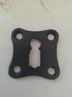 Meubelbeslag rozet sleutelplaatje retro zwart gietijzer, Ophalen of Verzenden, Zo goed als nieuw, IJzer, Overige typen