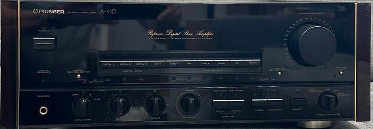 Pioneer A-91D Versterker - Urushi - Zeer Mooi, Audio, Tv en Foto, Versterkers en Receivers, Gebruikt, Stereo, 120 watt of meer