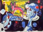 Zeefdruk Anton Vrede - Nature & man, Antiek en Kunst, Kunst | Litho's en Zeefdrukken, Verzenden