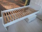 Ikea Släkt 90/200 met Lattenbodem, 1 opberglade en 2 hockers, Huis en Inrichting, Slaapkamer | Bedden, Ophalen, Overige materialen