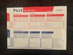 Unieke PTT-Post tarievenlijst , Juli 2001, Gulden naar Euro, Ophalen of Verzenden, Nieuw