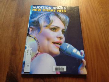 Audition songs new chart hits  met cd beschikbaar voor biedingen