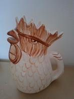 Kannetje haan keramiek , hoogte 18, Ø 9 cm, Ophalen of Verzenden, Zo goed als nieuw, Overige materialen