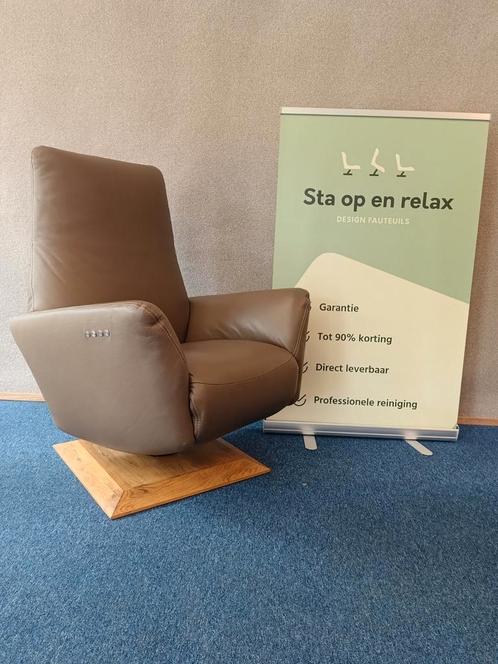 Elektrische relax fauteuil Chill-line Als nieuw op accu 🔋, Huis en Inrichting, Fauteuils, Zo goed als nieuw, 50 tot 75 cm, 75 tot 100 cm