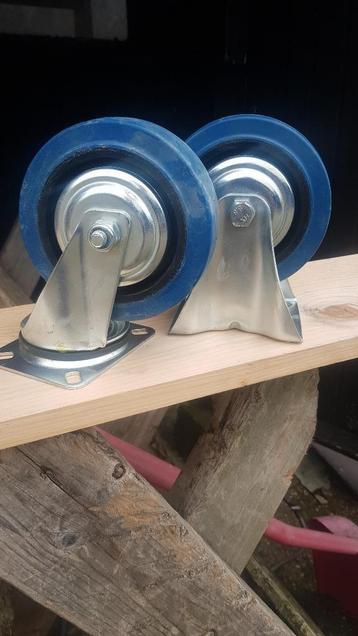 zwenkwielen bokwielen nieuw 125mm beschikbaar voor biedingen