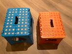 Opvouwbaar krukje oranje de blauwe er gratis bij, Huis en Inrichting, Krukjes, Ophalen of Verzenden, Zo goed als nieuw