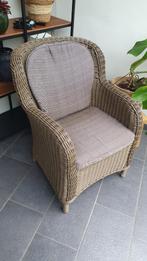 Tuinstoel Dining Sola Wicker, Tuin en Terras, Tuinstoelen, Ophalen, Gebruikt, Wicker
