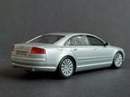 Audi A8 D3 zilvergrijs metallic 1:43 Minichamps Pol, Hobby en Vrije tijd, Modelauto's | 1:43, MiniChamps, Zo goed als nieuw, Verzenden