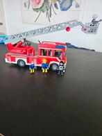 Playmobile brandweerwagen met zwaailicht en geluid, Gebruikt, Ophalen