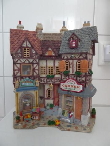 Lemax Kerstdorp  Retired Essex Corner market - facade beschikbaar voor biedingen