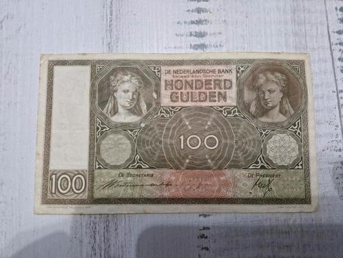 Nederland 100 gulden 1940, Postzegels en Munten, Bankbiljetten | Nederland, 100 gulden, Ophalen of Verzenden