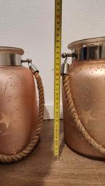 Windlichten luxe., Huis en Inrichting, Woonaccessoires | Kandelaars en Kaarsen, Ophalen of Verzenden, Zo goed als nieuw