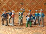 Tien cowboys mooi oud speelgoed uit Engeland van tin., Antiek en Kunst, Antiek | Speelgoed, Ophalen of Verzenden