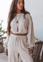 Moost Wanted Lyana linnen blouse maat L, Verzenden, Beige, Maat 42/44 (L), Nieuw