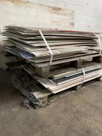 Partij gevelbekleding, restplaten diverse doeleinden, Doe-het-zelf en Verbouw, Platen en Panelen, Ophalen, Gebruikt
