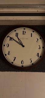 Nextime Wandklok - 44 cm - Bruin, Ophalen, Gebruikt, Analoog, Wandklok
