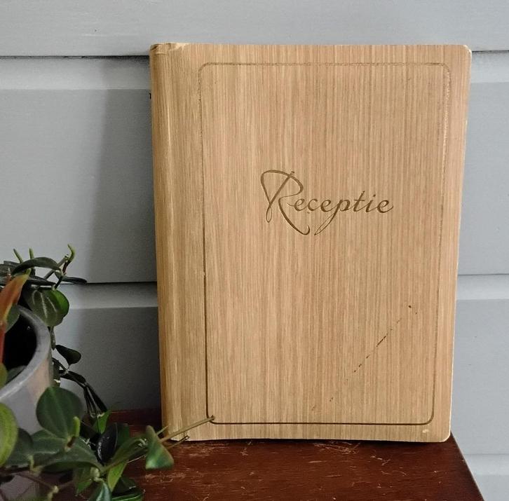 Oud Receptieboek - jaren 50 - jaren 60 - ongebruikt - fotobo, Antiek en Kunst, Curiosa en Brocante, Ophalen of Verzenden