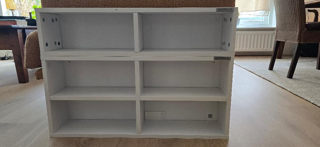 CD rekken wit - Glorious, Huis en Inrichting, Ophalen, 150 discs of meer, Zo goed als nieuw, Cd's