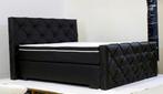Boxspring Plus Lux met voedbord bedden--AANBIEDING--, Ophalen of Verzenden, Nieuw, Tweepersoons, Stof