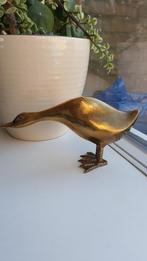 Vintage Retro Messing Gans – Jaren '70 Design, Antiek en Kunst, Antiek | Koper en Brons, Ophalen of Verzenden