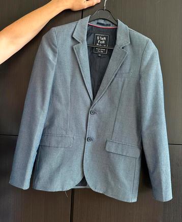 Prachtig blauw colbertje, maat 152 beschikbaar voor biedingen