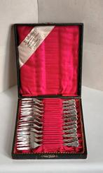 Georg Nilsson 12 Gebaksvorkjes in doos gemerkt monogram gero, Antiek en Kunst, Ophalen of Verzenden