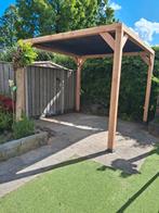 Aanbieding Douglas pergola incl schaduwdoek 3.24 x 3.24, Ophalen, Nieuw, 250 cm of meer, Planken