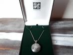 Ketting met Azteekste zongod zilver, Antiek en Kunst, Antiek | Goud en Zilver, Ophalen of Verzenden, Zilver