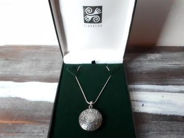 Ketting met Azteekste zongod zilver beschikbaar voor biedingen