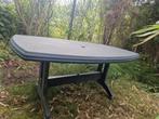 Tuintafel kunststof, Tuin en Terras, Tuintafels, Ophalen, Gebruikt, Rechthoekig, Kunststof