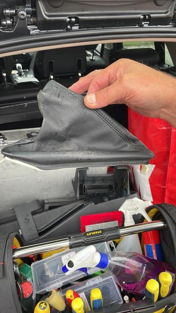 BMW E36 Lederen handrem hoes. beschikbaar voor biedingen