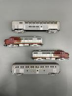 Fleischmann 1341 / 1342 Santa Fe, wagon 576 / wagon 724, Hobby en Vrije tijd, Modeltreinen | H0, Ophalen, Gebruikt, Fleischmann