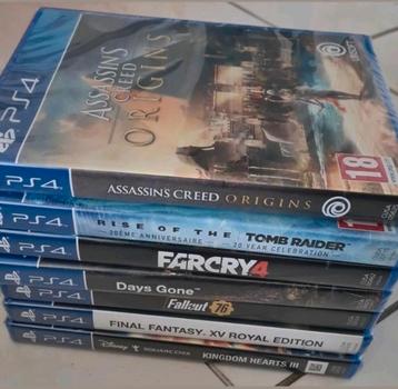 Lot PS4 games gesealed beschikbaar voor biedingen