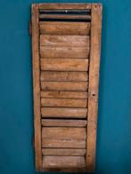 Houten vintage decoratief luik, Ophalen, Zo goed als nieuw