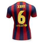 Xavi gesigneerd FC Barcelona 13/14 Thuis Shirt, Verzamelen, Shirt, Ophalen of Verzenden, Zo goed als nieuw, Buitenlandse clubs