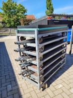 Deense karren en toebehoren en 4 kweektafels met opzettafels, 100 liter of meer, Ophalen, Zo goed als nieuw, Transportkar