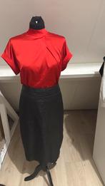 Dante 6 blouse maat 34/38 rood satijn, Ophalen of Verzenden, Zo goed als nieuw, Maat 34 (XS) of kleiner, Rood