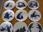 KPM Kerst (wand-)bordjes 9 stuks gelimiteerde uitgave 19,5cm, Ophalen of Verzenden